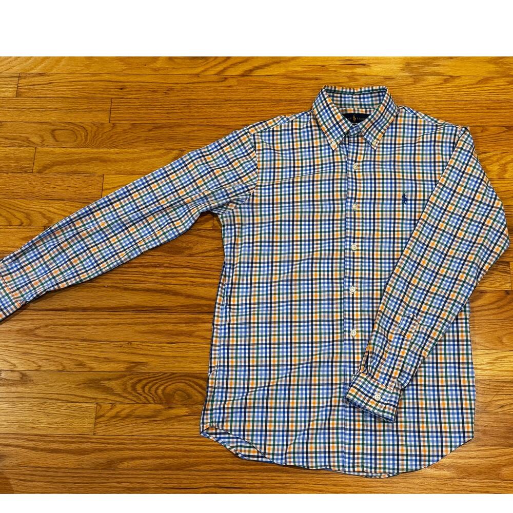 Polo RL Classic Fit Performance Button Up | Button down collar